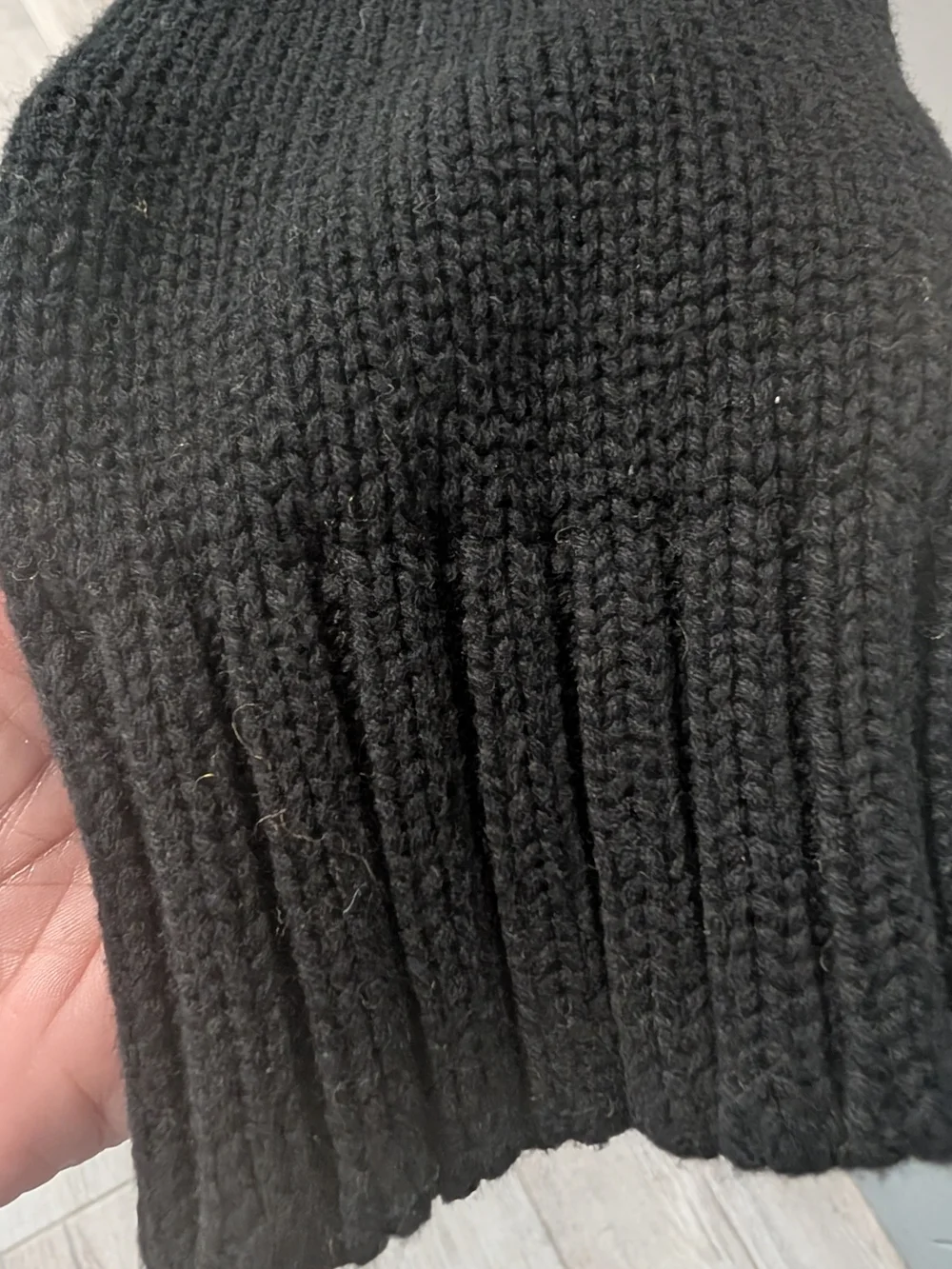 VTG Polo Ralph Lauren Youth XL Aztec Fair Isle Half Zip Sweater Black Cotton